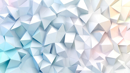 Abstract polygonal background with pastel colors