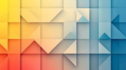 Fototapeta premium Geometric abstract pattern with vibrant colors