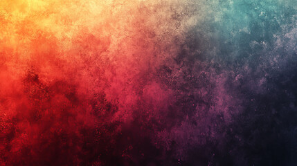 Obraz premium Abstract blend of vibrant colors, with a gradient effect and textured appearance