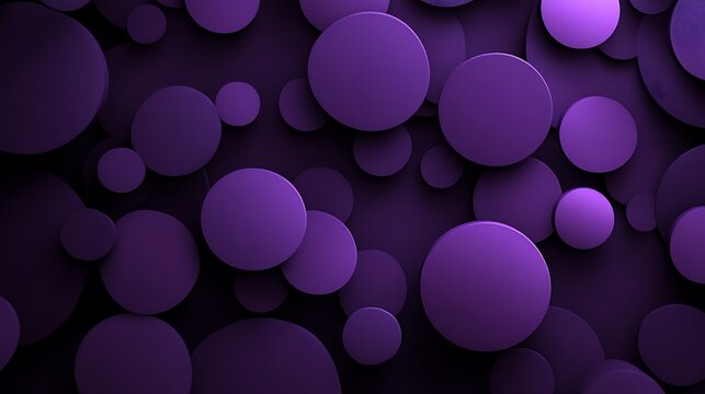Abstract purple circles background