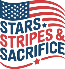 Stars stripes sacrifice t shirt