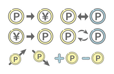 Icons for Point and Money Conversion