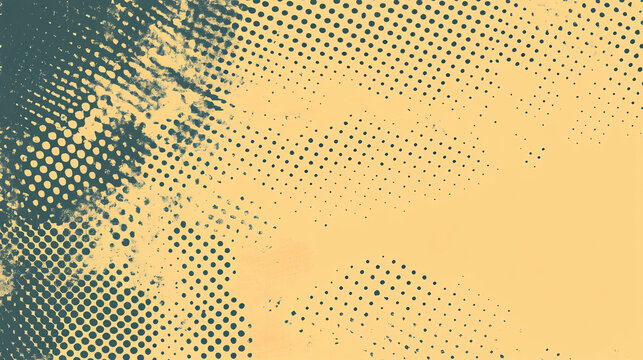 Abstract halftone texture with a gradient of muted tones