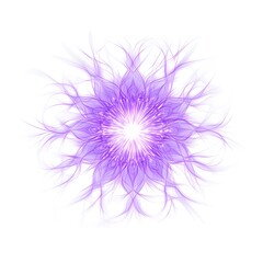 arcane energy burst with symmetrical vector lines in violet, glowing softly on white background
