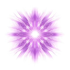 Obraz premium arcane energy burst with symmetrical vector lines in violet, glowing softly on white background 