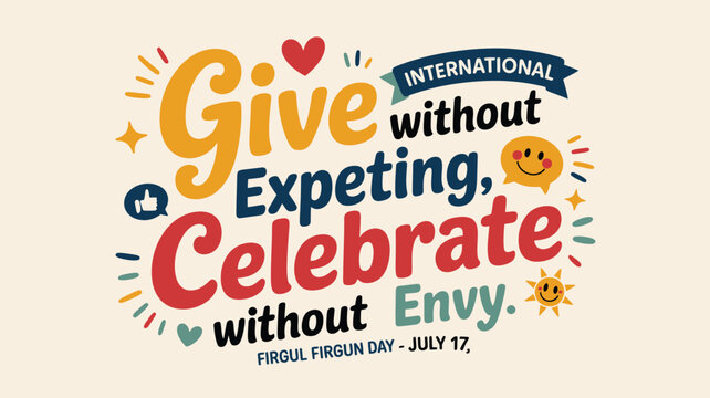 International Firgun Day – Uplifting Humanity Through Unselfish Joy; Celebrate Others with Sincerity, Kindness, and Envy-Free Compliments; July 17 Global Tribute to Pure Positivity