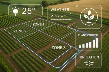 Smart Agriculture Weather Dashboard Display for Farm Monitoring and Planning