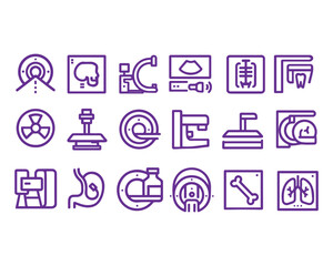 scalable square line vector icon