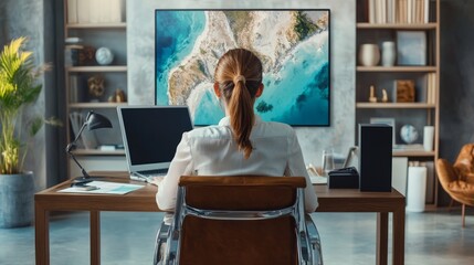 Luxury travel concierge service display mockup featuring exclusive destination planning interface with bespoke itinerary options, premium vacation packages, and elegant branding for high-end travel ag