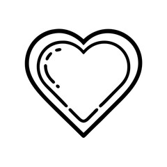 heart Line Icon Symbol Pictogram Outline
