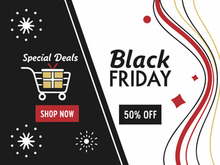 Black friday sale social media post, Black friday background

