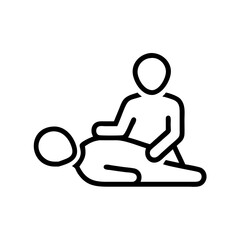 resuscitator Line Icon Symbol Pictogram Outline