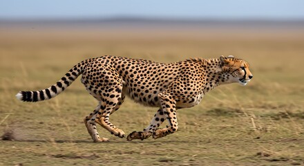  Cheetah Motion Across Vast