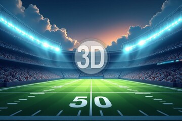 American football, soccer, stadium, technology, sports, image