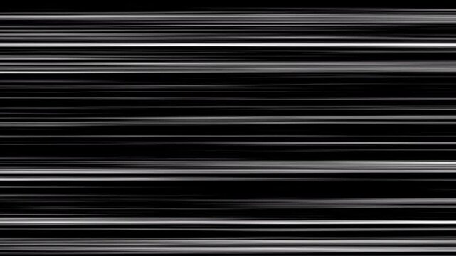 漫画風の横に流れる集中線 スピードアップ ループアニメーション