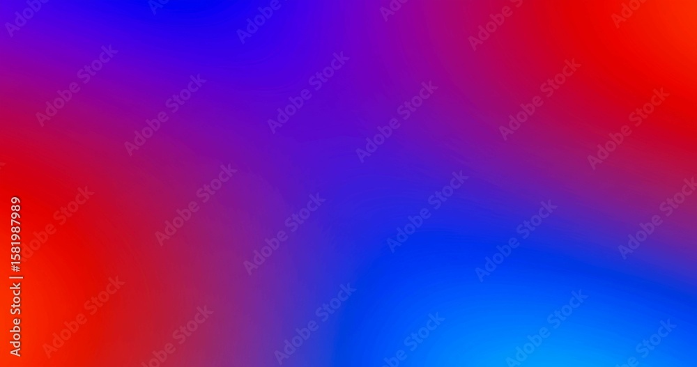Poster a colorful gradient background blending seamlessly from red to purple to blue, creating a visually a