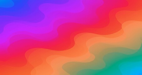An abstract gradient background featuring a blend of orange, pink, and purple colors. The texture appears watercolor-like with a slightly grainy effect
