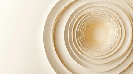 Fototapeta premium Concentric circles create a layered, abstract design.