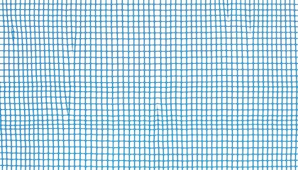 Blue Netting Texture on White Background for Visual and Design Applications