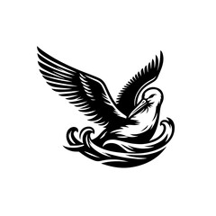 Obraz premium dove of peace vector