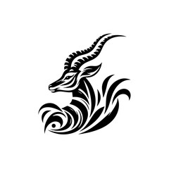Obraz premium tribal tattoo design with wings