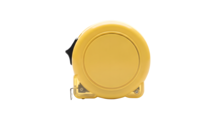 Measuring Tape Tool Retractable Isolated on Transparent Background