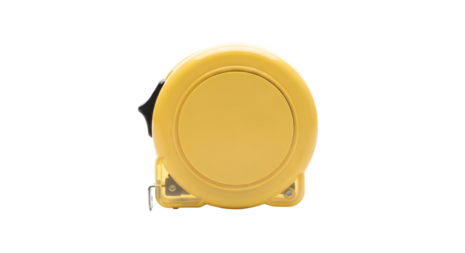 Measuring Tape Tool Retractable Isolated on Transparent Background