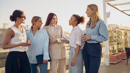 Join us to connect with professional women while networking in a rooftop setting