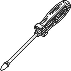 screwdriver isolated on white
