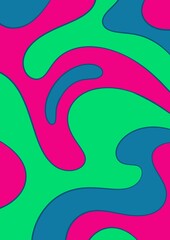 Melt trippy psychedelic background illustration