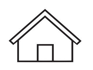 Home blueprint architectural plan icon in vector form