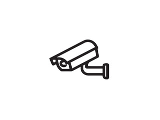 Flat minimal vector design of security camera