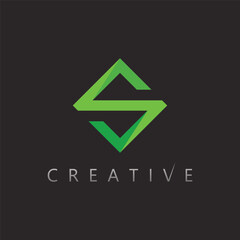 Modern Gradient S Letter Icon Design with Branding Ready Vector Appearance