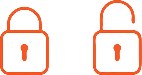 unlock icon simple icon. Vector ICON all icon Viktor	
