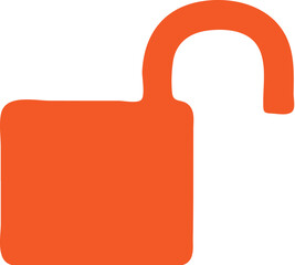 unlock icon simple icon. Vector ICON all icon Viktor	
