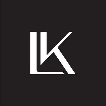 Minimal Letter LK Logo Design , LK Icon