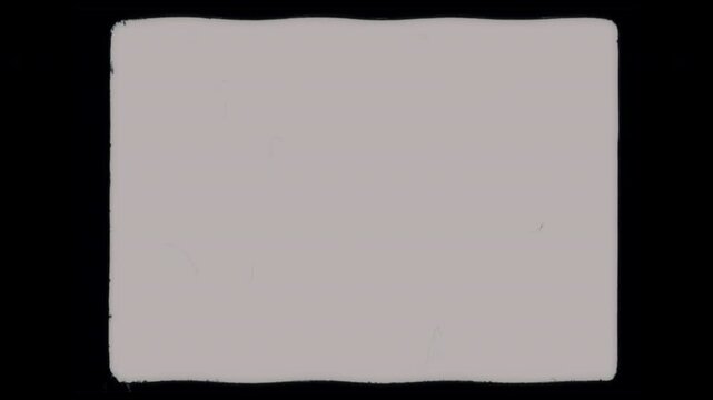 Dirty Old 35mm Film Frame Matte Box Seamless 4K Video Background Looping Effect Overlay