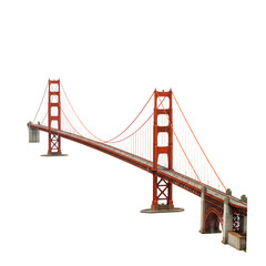 Fototapeta premium Golden Gate Bridge: Iconic San Francisco Landmark