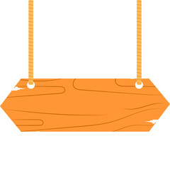 Hanging Wooden Sign