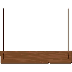 Hanging Wooden Sign