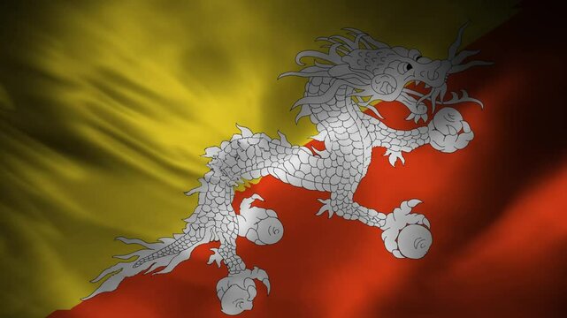 Waving flag of Benin with green-yellow-red stripes. Editorial footage for West African themes.