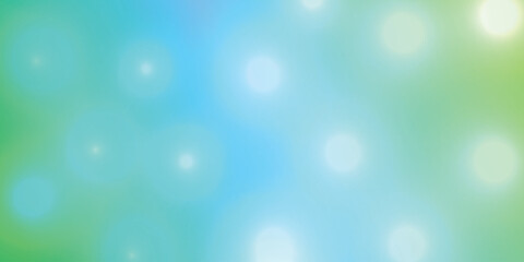 Naklejka premium Abstract Bokeh Background Vector with Soft Light Blur and Glowing Circles