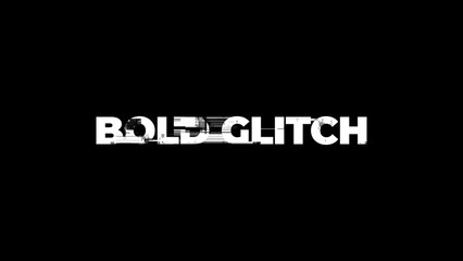 Title Animator Bold Glitch 03