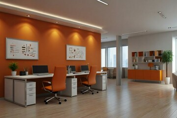 interior of a modern office