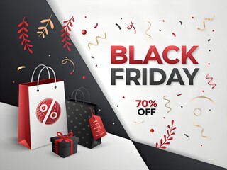 Black friday sale social media post, Black friday background

