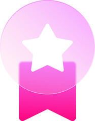 
Transparent Background Medal Shaped Icon Design