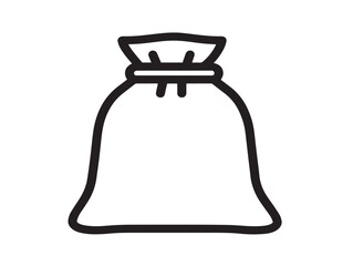 Minimal Sandbag Icon in Clean Vector Art