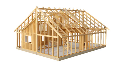 House framing construction project