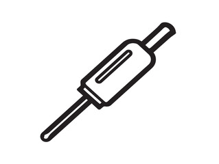Clean Vector Line Art of a Handy Screwdriver Icon