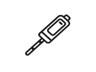 Simple and Elegant Screwdriver Icon in Line Design